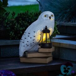 Lampka solarna ogrodowa Harry Potter Hedwiga 33 cm