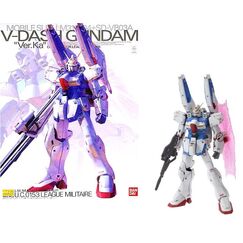 Model do składania GUNDAM MG 1/100 - V Dash Gundam Ver. Ka
