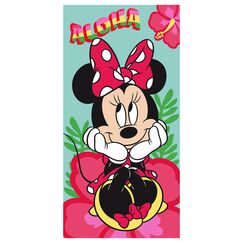 Ręcznik plażowy z mikrofibry Disney Minnie Aloha (70x140cm)