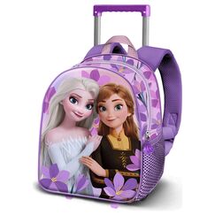Plecak 3D na k&oacute;łkach Kraina Lodu - Violet 31cm