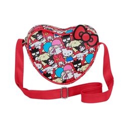 Torebka na ramię w kształcie serca Hello Kitty & Friends