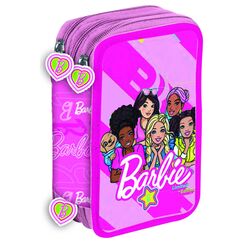 Piórnik potrójny Barbie