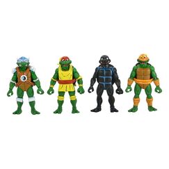 Zestaw 4 figurek Teenage Mutant Ninja Turtles (Archie Comics) - Stump Wrestling Turtles