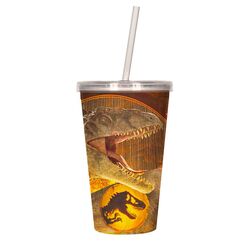 Kubek ze słomką 3D Jurassic Park - Dominion 500ml