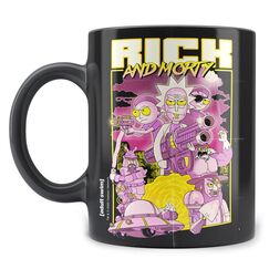 Kubek ceramiczny Rick & Morty - Retro Poster