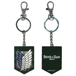 Metalowy brelok Attack On Titan - logo