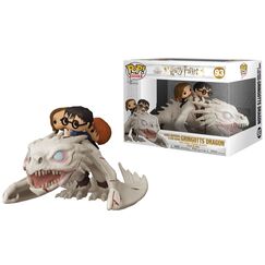 Figurka Harry Potter POP! Rides - Harry, Hermione & Ron riding Gringotts Dragon (93)