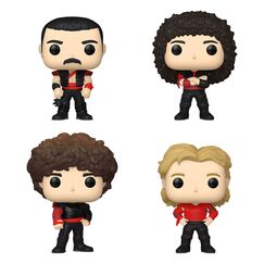 Zestaw 4 figurek Queen POP! Rocks - Radio Gaga