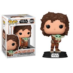 Figurka Star Wars The Mandalorian POP! - Peli Motto with Grogu