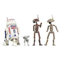 Zestaw 4 figurek Star Wars: The Mandalorian Black Series - R5-D4, BD-72 & Pit Droids