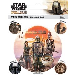 Naklejki Star Wars: The Mandalorian - Legacy (5 szt.)
