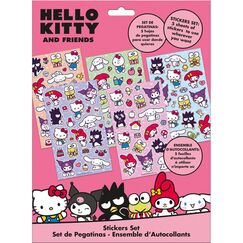 Naklejki Hello Kitty and Friends (5 arkuszy)