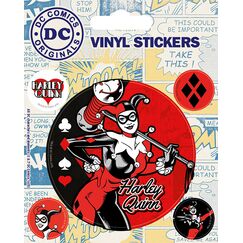 Naklejki DC Comics - Harley Quinn (5 szt.)