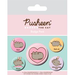 Przypinki Pusheen - Nah (5 szt.)