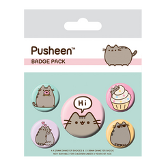Przypinki Pusheen - Hi (5 szt.)