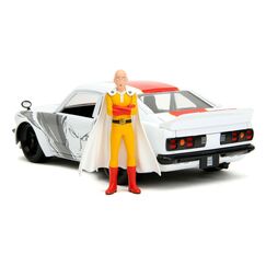 Model samochodu One Punch Man 1/24 - 1974 Mazda RX-3 (wraz z figurką Saitama)