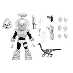 Figurka Space Adventure Usagi Yojimbo (Czarno-biała)