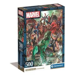 Puzzle z plakatem Marvel - The Avengers (500 element&oacute;w)
