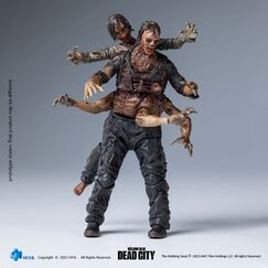 Figurka The Walking Dead Exquisite Mini 1/18 - Dead City Walker King