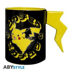Duży kubek z uchwytem 3D Pokemon - Pikachu Lightning Bolt (460 ml)