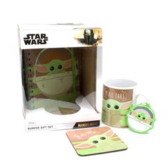 Zestaw prezentowy Star Wars The Mandalorian - Grogu (Notes, kubek, podkładka i brelok)