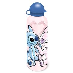 Butelka aluminiowa Disney - Stitch i Angel (500 ml)