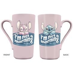Kubek do Latte Disney Lilo i Stitch - I'm not a Morning Alien (470 ml)