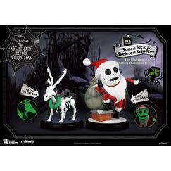 Zestaw 2 figurek Miasteczko Halloween Mini Egg Attack - Santa Jack & Skeleton Reindeer