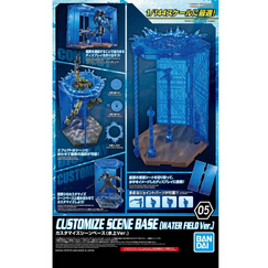 Podstawka dla figurek Gundam -  Customize Scene Base 05 (Water Field Ver.)