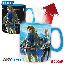Duży kubek zmieniający kolor The Legend of Zelda - Breath of the Wild (460 ml)