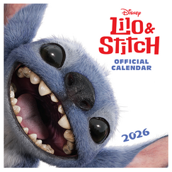 Kalendarz ścienny Disney Lilo i Stitch 2026