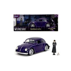 Model samochodu Wednesday 1/24 - Volkswagen Beetle (z figurką Wednesday Addams)