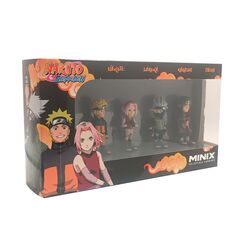 Zestaw 4 figurek Naruto Shippuden Minix - Naruto, Sakura, Kakashi i Itachi