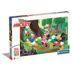 Puzzle Disney Junior Mickey Maxi Supercolor (104 elementy)