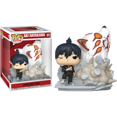 Diorama Chainsaw Man POP! Moment - Aki Hayakawa with Fox Devil (1972)