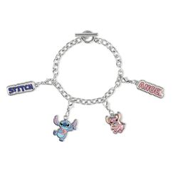 Bransoletka z wisiorkami Disney - Stitch & Angel