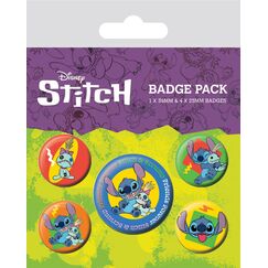 Przypinki Lilo & Stitch - Stitch & Scrump (5 szt.)