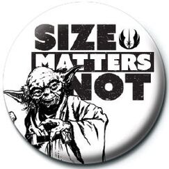 Przypinka Stars Wars - Size Matters Not
