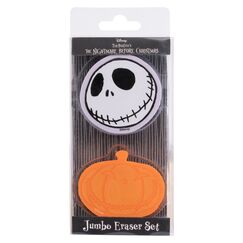 Zestaw dw&oacute;ch gumek do ścierania Miasteczko Halloween