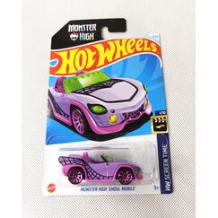Model pojazdu Hot Wheels 1/64 - Monster High Ghoul Mobile