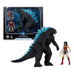 Zestaw 2 figurek DC Multiverse x MonsterVerse - Wonder Woman vs. Godzilla