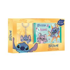 Zestaw portfel z brelokiem Stitch & Angel