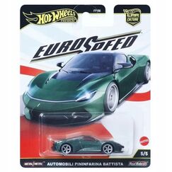 Model pojazdu Hot Wheels Premium EuroSpeed 1/64 - Automobili Pininfarina Battista (JBK77)