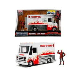 Model samochodu Deadpool 1/24 - Foodtruck (Wraz z figurką Deadpool)