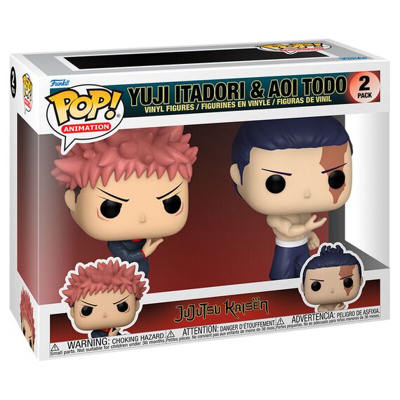 Zestaw 2 figurkek Jujutsu Kaisen POP! - Yuji Itadori i Aoi Todo- Zdjęcie 2