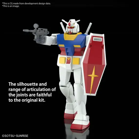 Model figurki GUNDAM Best Mecha Collection 1/144 - RX-78-2 Gundam (Revival)- Zdjęcie 4