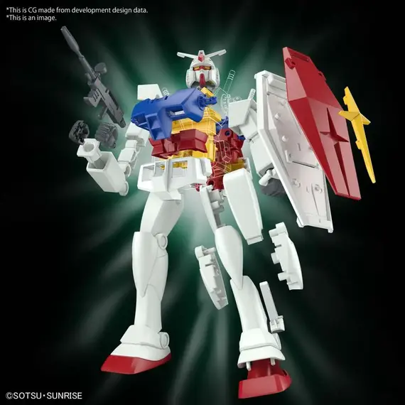 Model figurki GUNDAM Best Mecha Collection 1/144 - RX-78-2 Gundam (Revival)- Zdjęcie 8