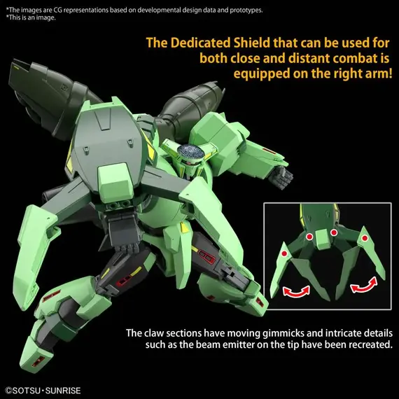 Model figurki GUNDAM HGUC 1/144 - PMX-002 Bolinoak-Sammahn- Zdjęcie 5