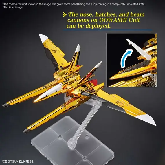 Model figurki GUNDAM RG 1/144 - Akatsuki Gundam Oowashi Unit- Zdjęcie 8