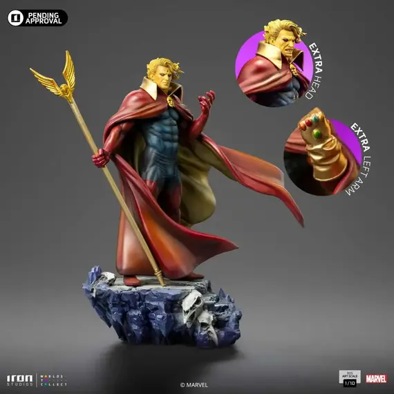 Figurka Marvel: The Infinity Gauntlet BDS Art Scale 1/10 - Adam Warlock- Zdjęcie 8